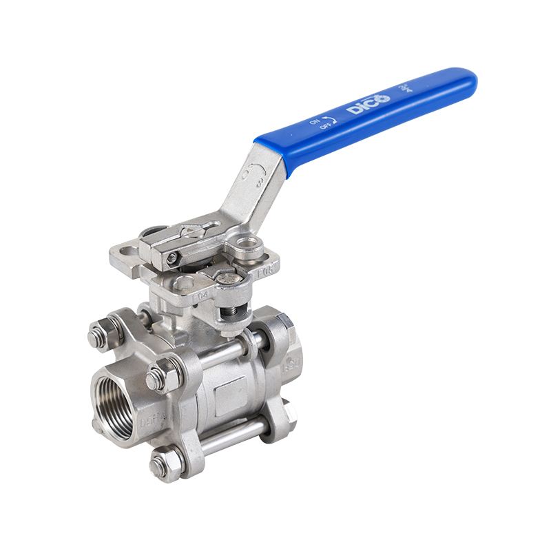 Three-piece High Platform Threaded Ball Valve