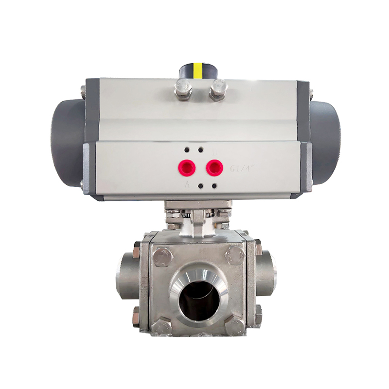 3-Way High Platform Butt Welding Ball Valve 3-Way High Platform Butt Welding Ball Valve