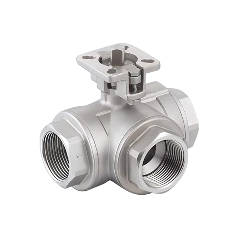 3-Way High Platform Threaded Ball Valve 3-Way High Platform Threaded Ball Valve