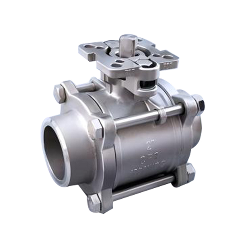 Three-piece High Platform Butt Welding Ball Valve