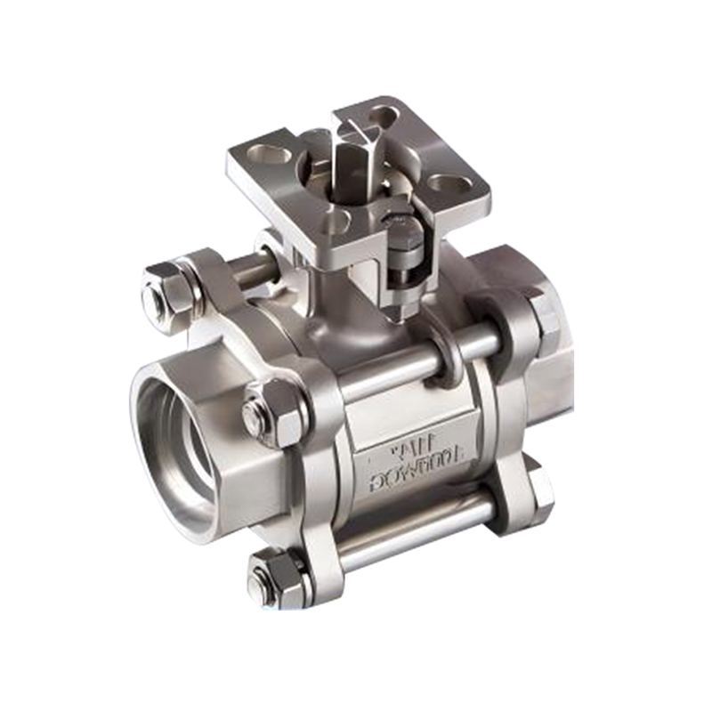 Three-piece High Platform Socket Welding Ball Valve