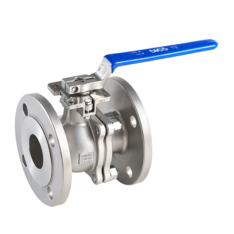 DIN Standard Two-piece High Platform Flange Ball Valve